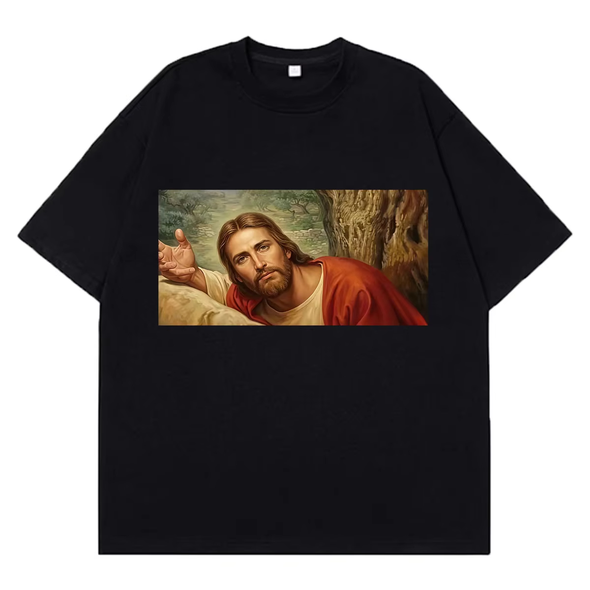Vintage Fashion Look - Jesus Looking At You Funny Jesus
