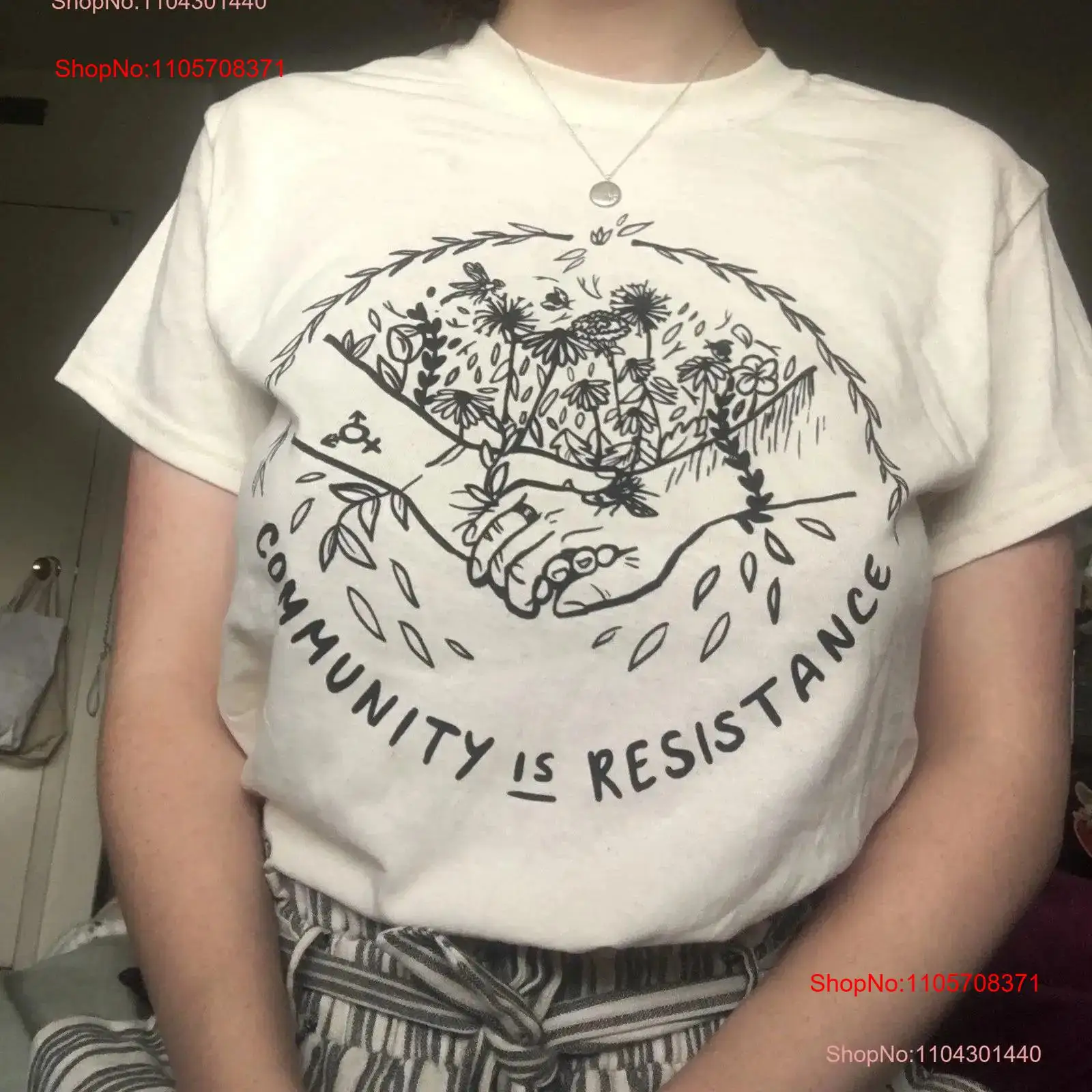Vintage Fashion Community - community is resistance T Shirt vintage