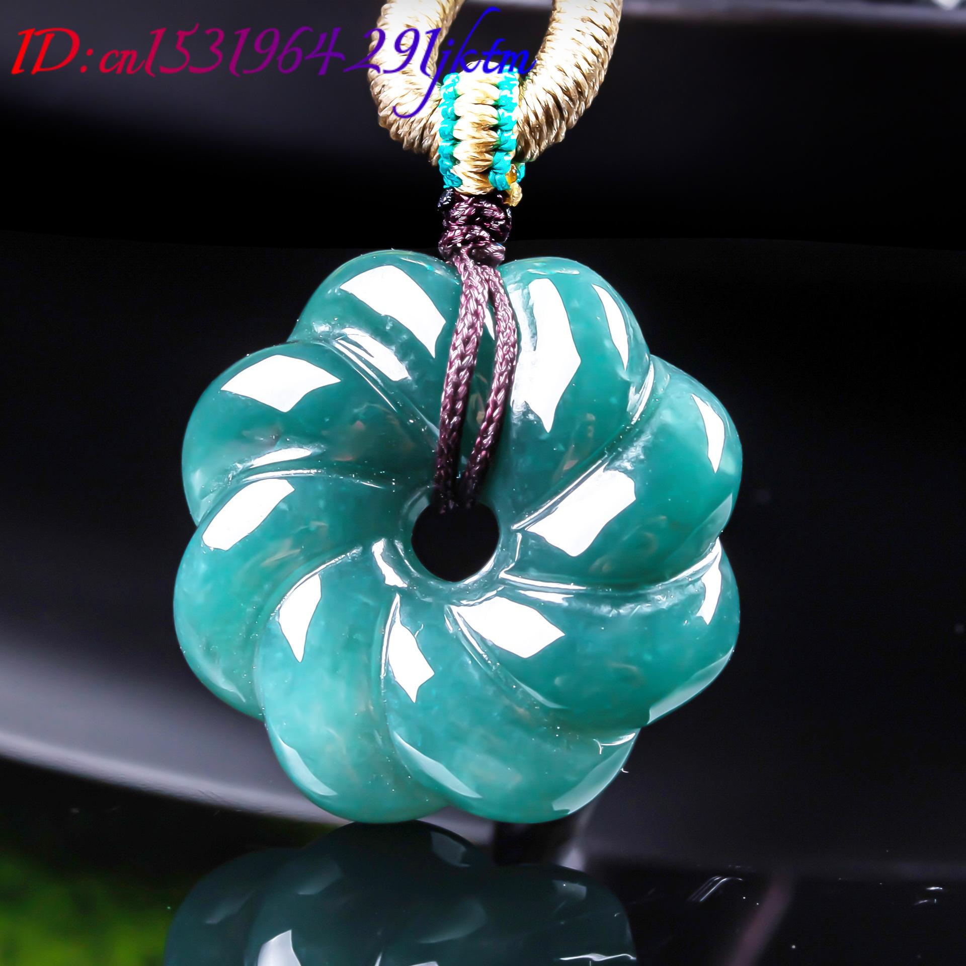 Natural Burmese Jadeite Flower - Vintage Fashion Necklace review and price