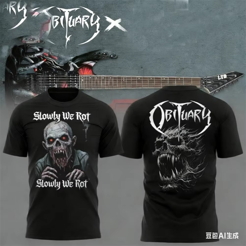 New Hot Vintage Rock Obituary  - Vintage Fashion Obituaries review and price