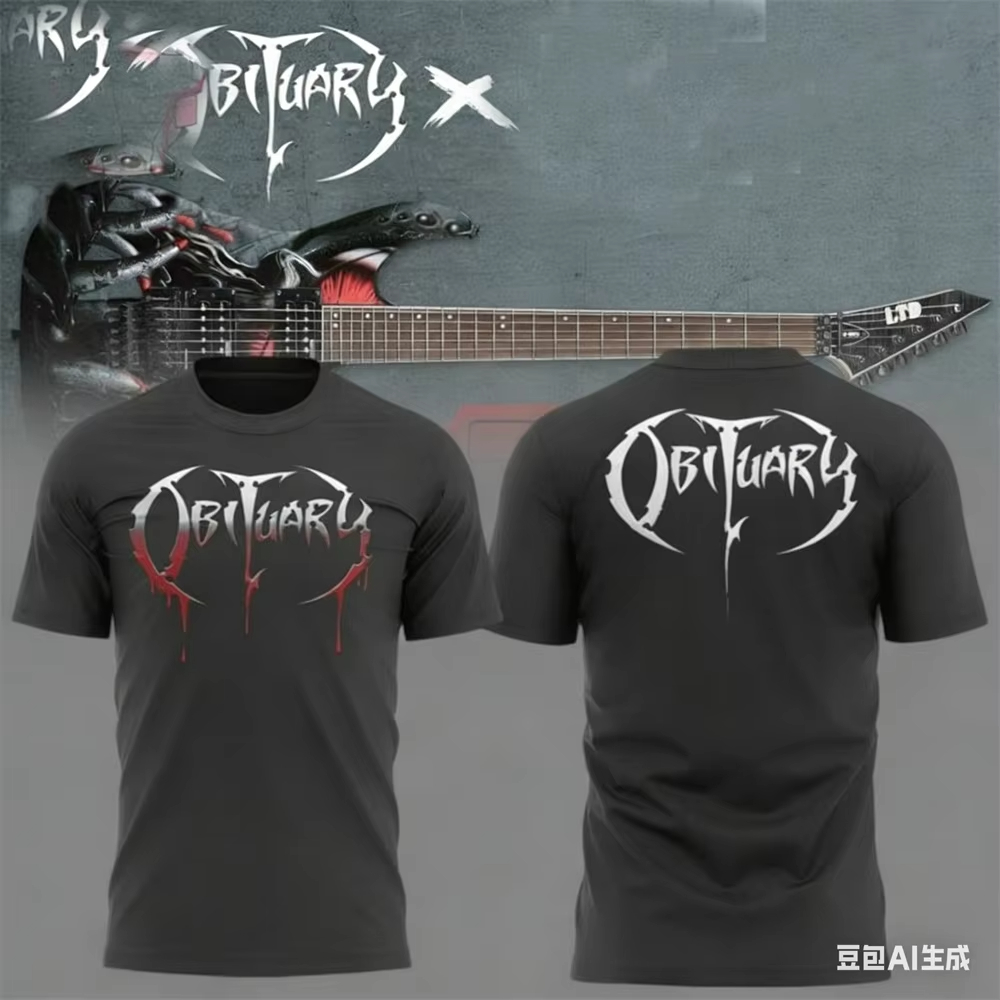 New Hot Vintage Rock Obituary  - Vintage Fashion Obituaries review and price