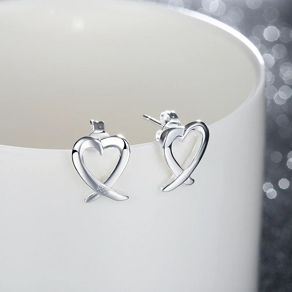 Charm 925 Sterling Silver Earr - Vintage Fashion Center review and price