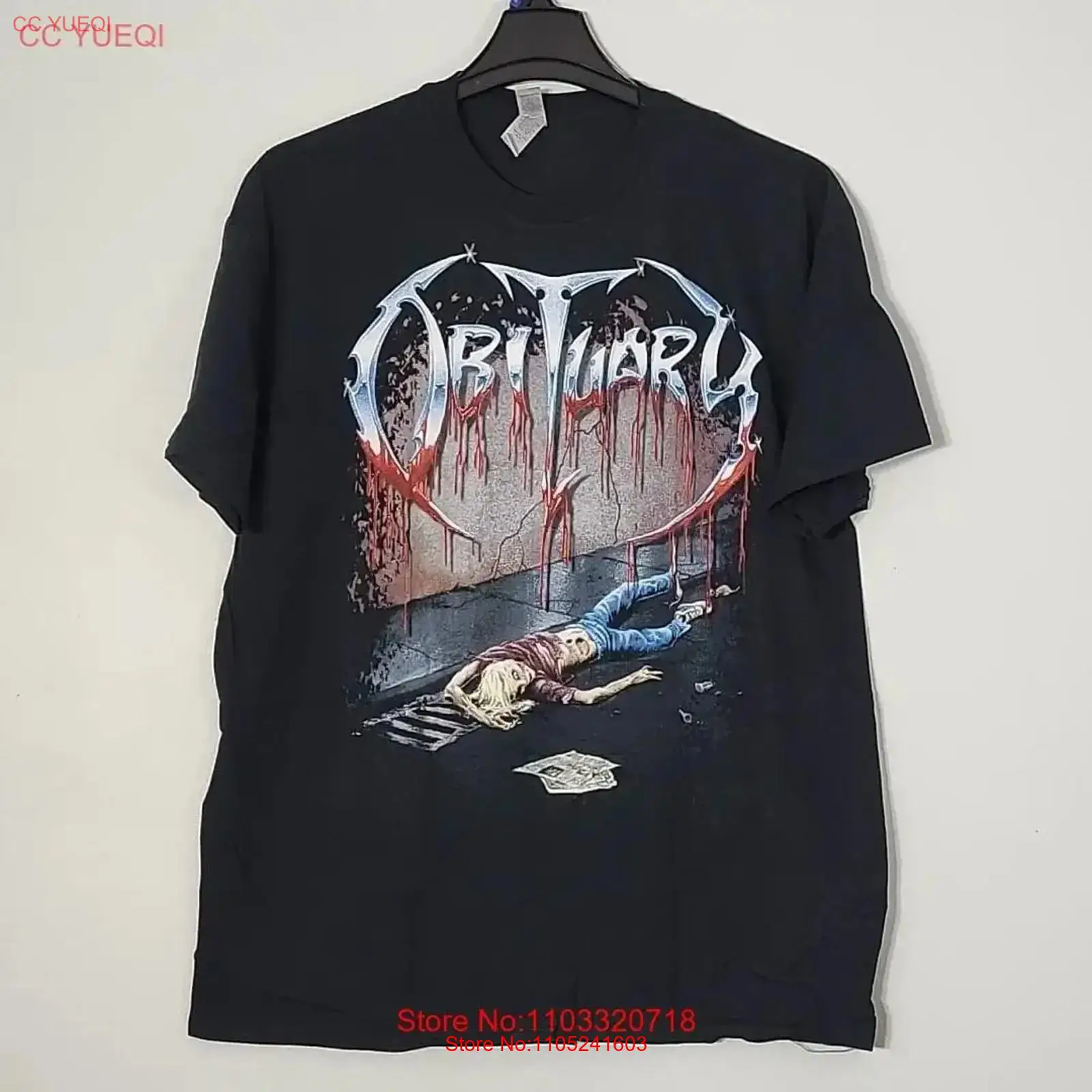 OBITUARY Slowly We Rot XL Offi - Vintage Fashion Obituaries review and price