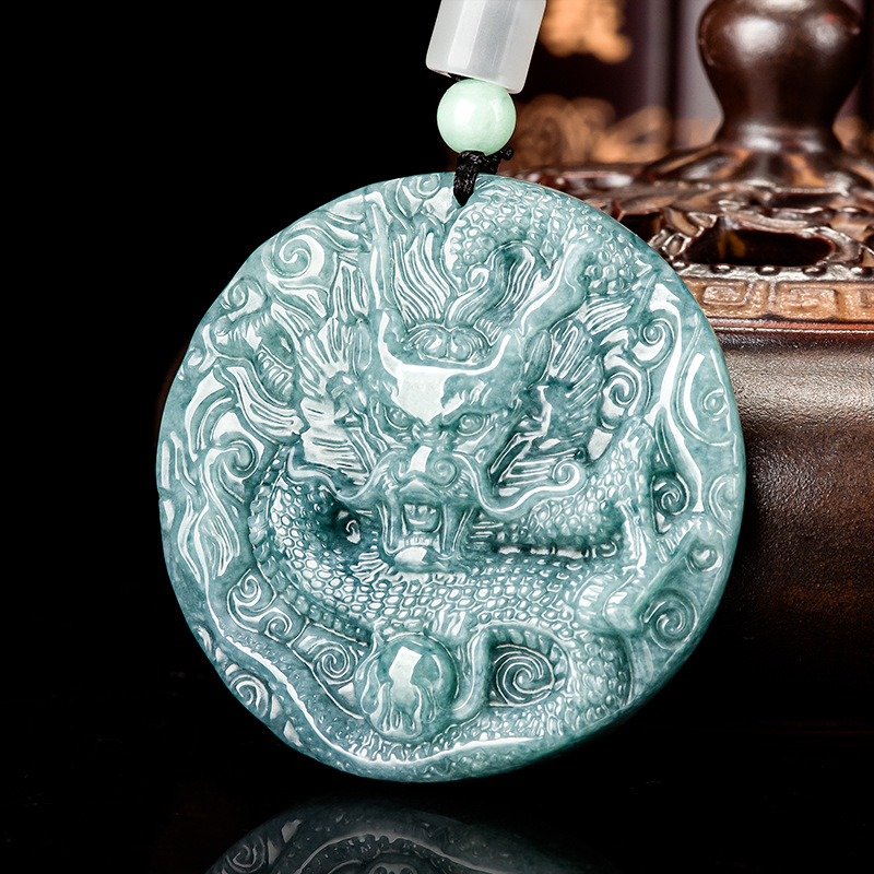 Burmese Jadeite Dragon Pendant - Vintage Fashion Women review and price