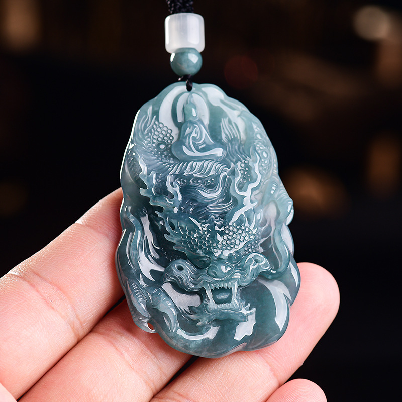 Natural Burmese Jadeite Dragon - Vintage Fashion Women review and price