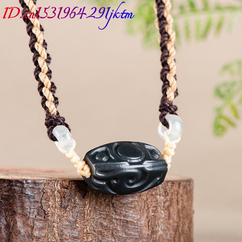 Hetian Jade Carve Bead Pendant - Vintage Fashion Necklace review and price