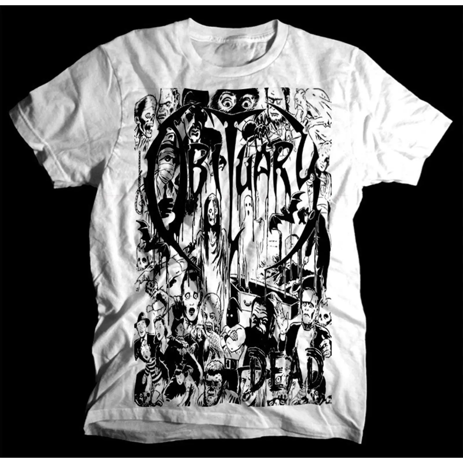 Sale Obituary Dead album WHITE - Vintage Fashion Obituaries review and price