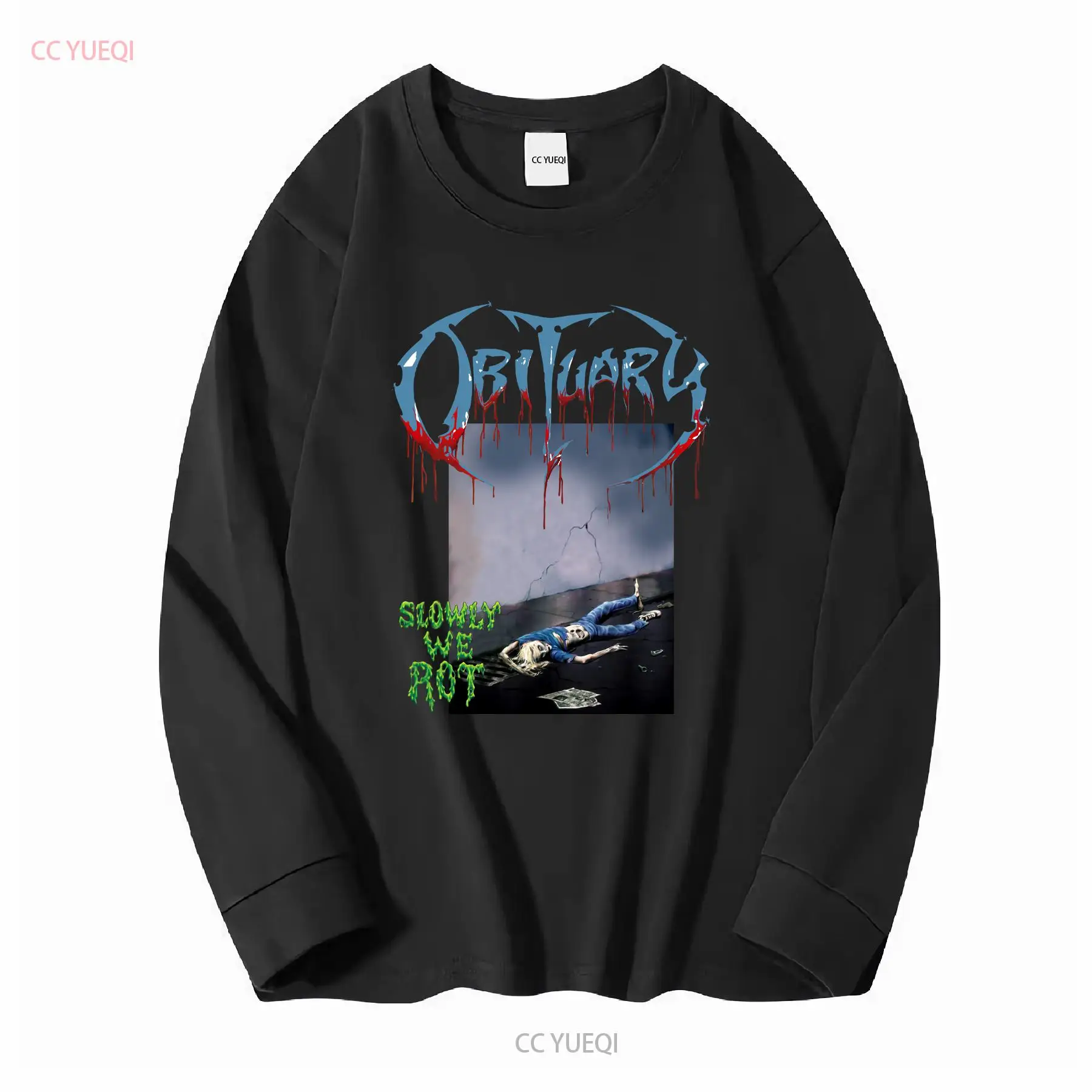 Obituary Slowly We Rot T shirt - Vintage Fashion Obituaries review and price