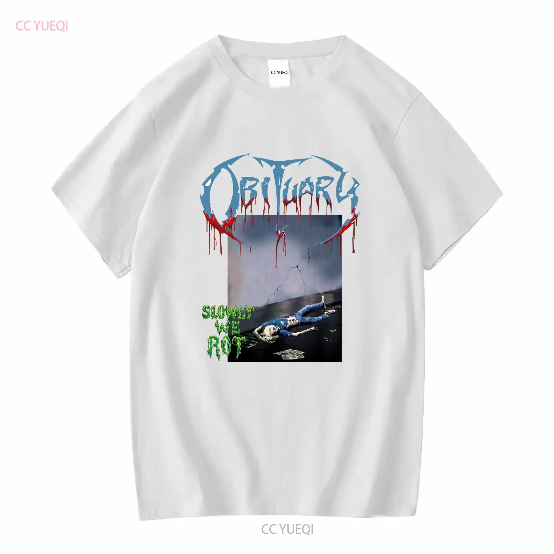 Obituary Slowly We Rot T shirt - Vintage Fashion Obituaries review and price