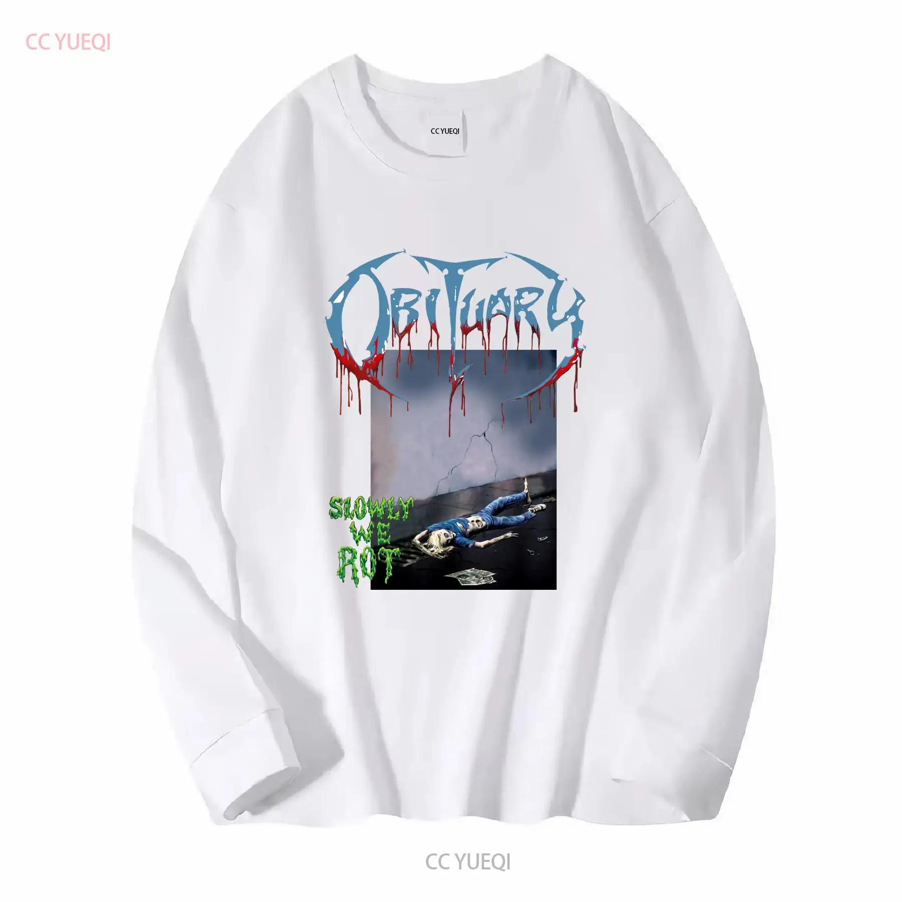 Obituary Slowly We Rot T shirt - Vintage Fashion Obituaries review and price