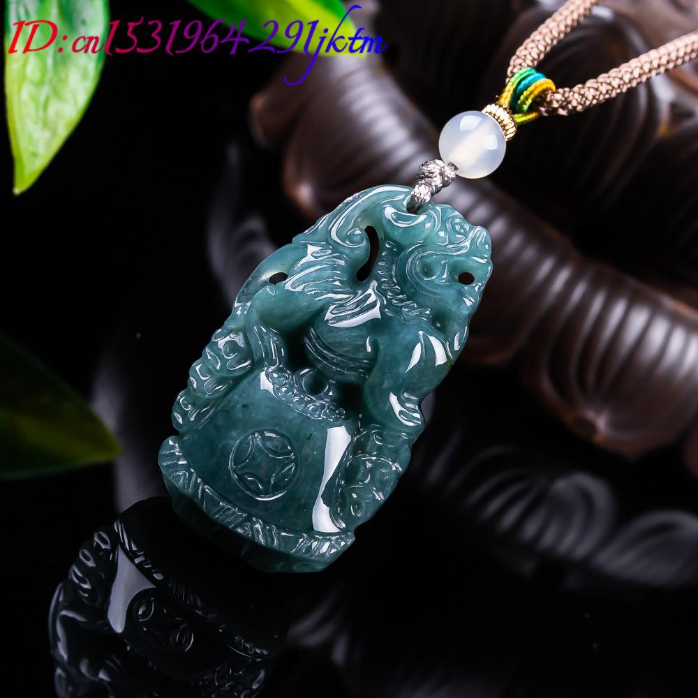 Burmese Jadeite Pixiu Pendant  - Vintage Fashion Women review and price