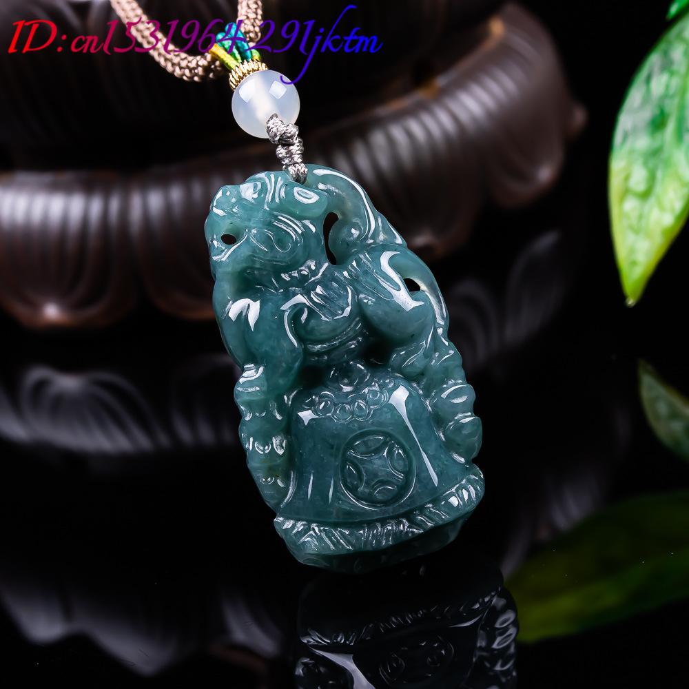 Burmese Jadeite Pixiu Pendant  - Vintage Fashion Women review and price