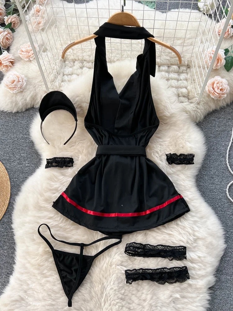 Erotic Fashion Sexy Halter Lin - Vintage Fashion Women review and price