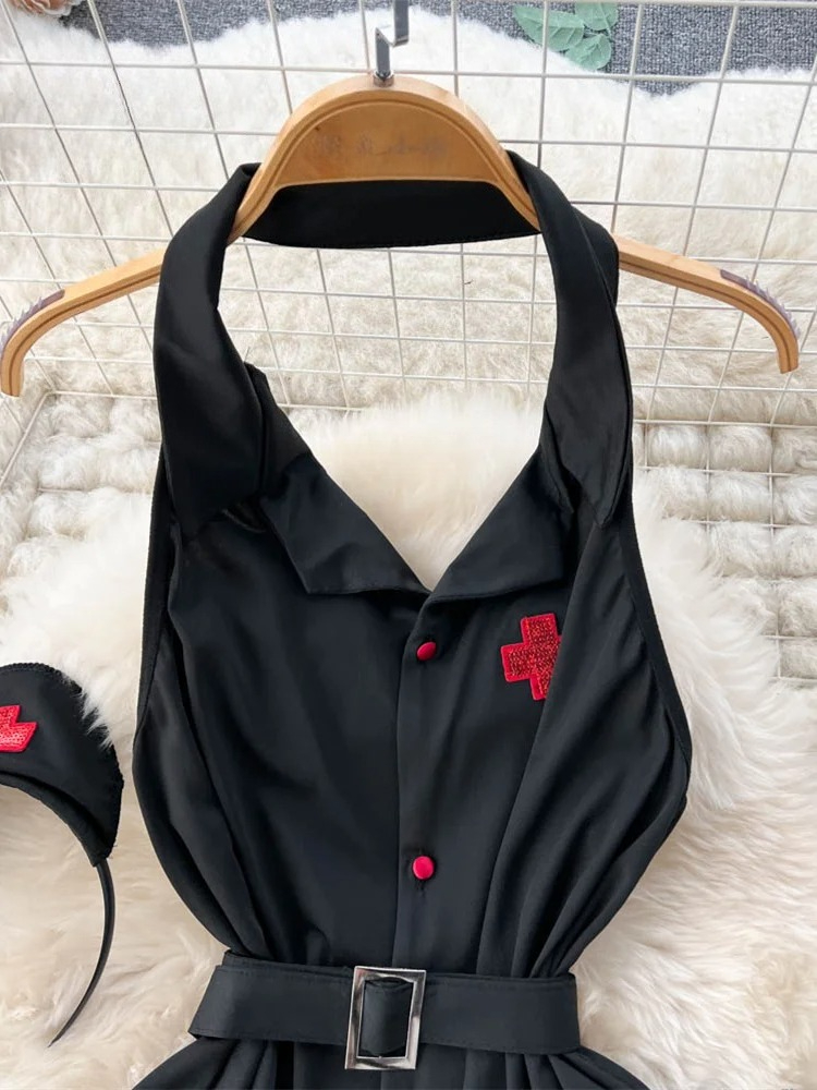 Erotic Fashion Sexy Halter Lin - Vintage Fashion Women review and price