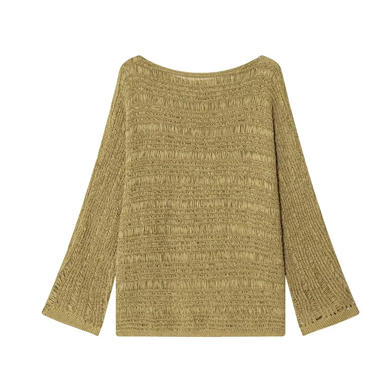 Vintage Boat Neck Knit Sweater - Vintage Fashion Women review and price