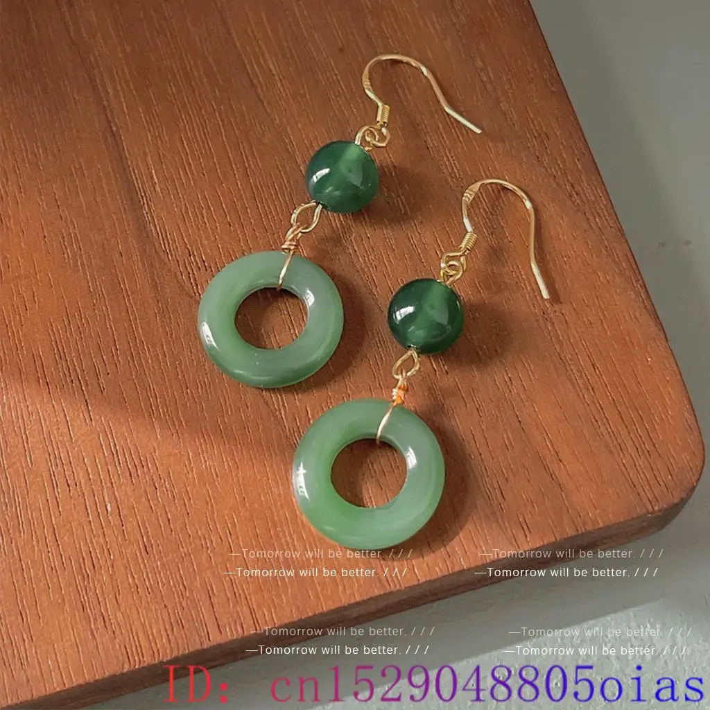 Green Real Jade Ring Earrings  - Vintage Fashion Ai review and price