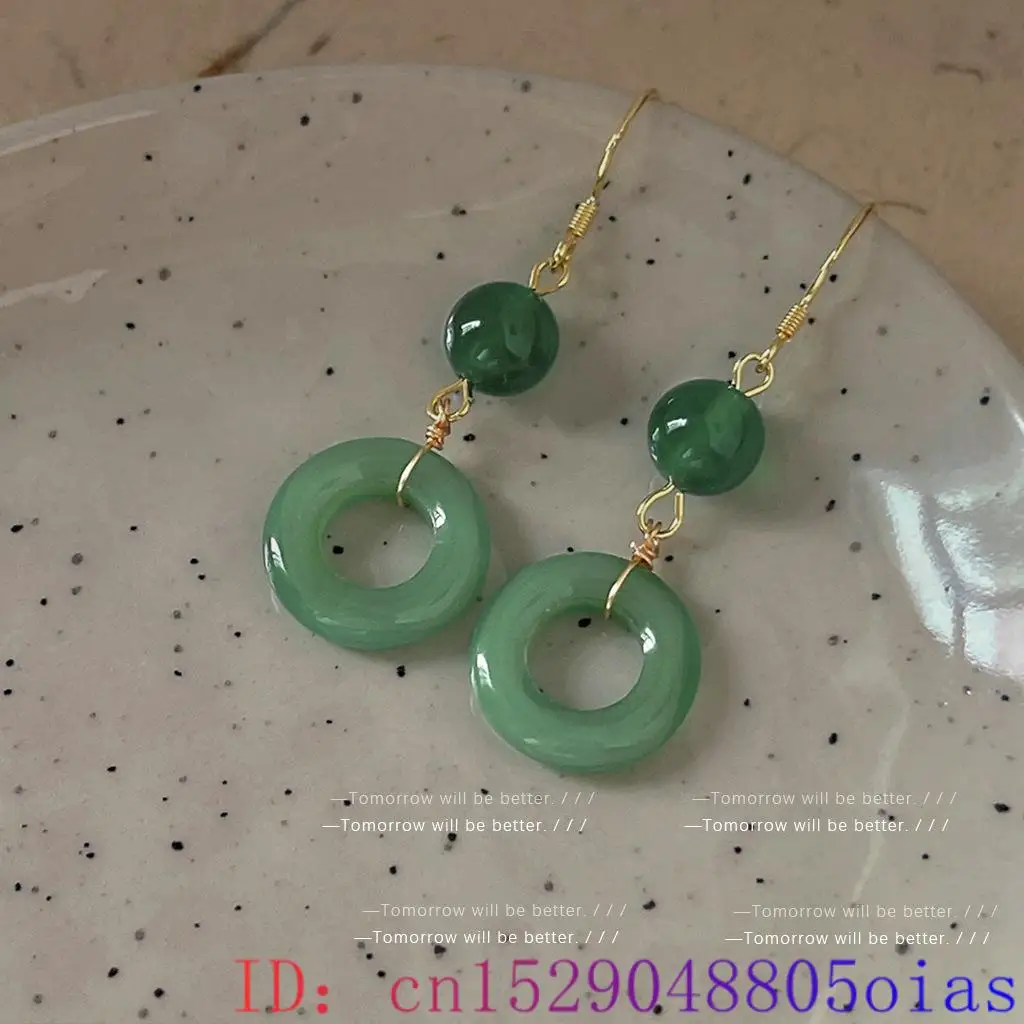 Green Real Jade Ring Earrings  - Vintage Fashion Ai review and price