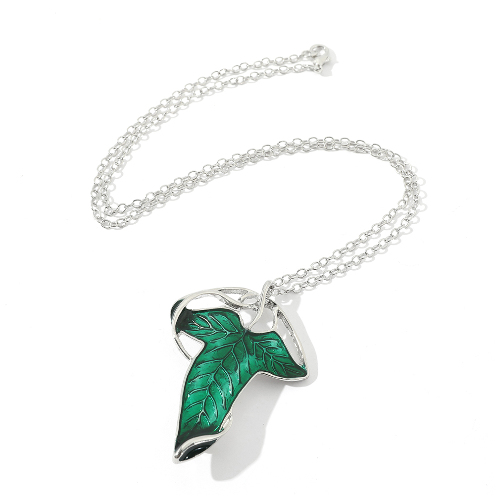 Vintage Green Leaf Pendant Nec - Vintage Fashion Ai review and price
