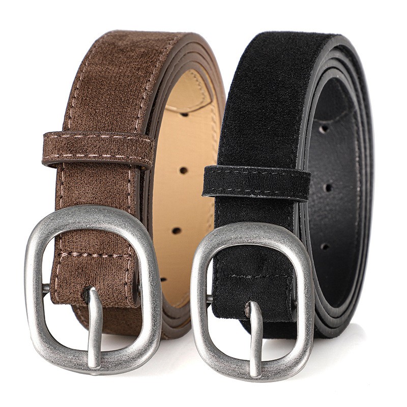 Ladies' belt, imitation suede- - Vintage Fashion Look review and price