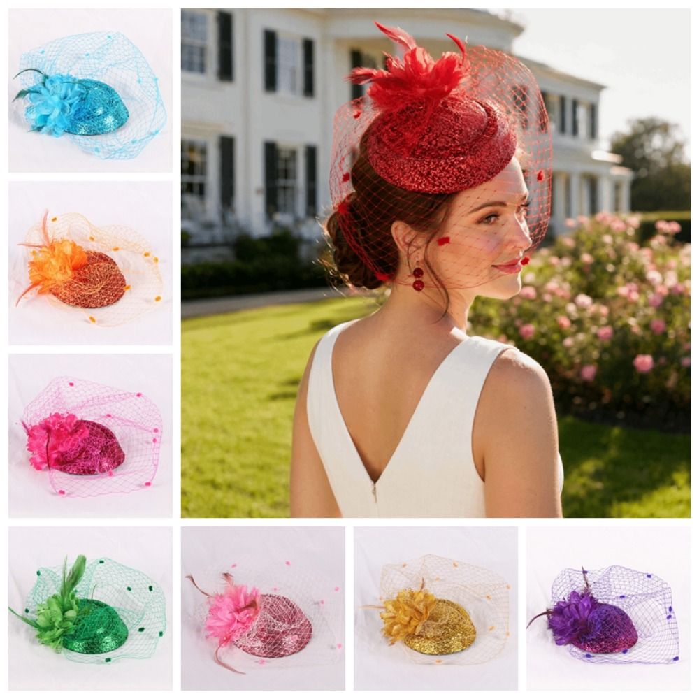 Fashion Polyester Bridal Flora - Vintage Fashion Hats review and price