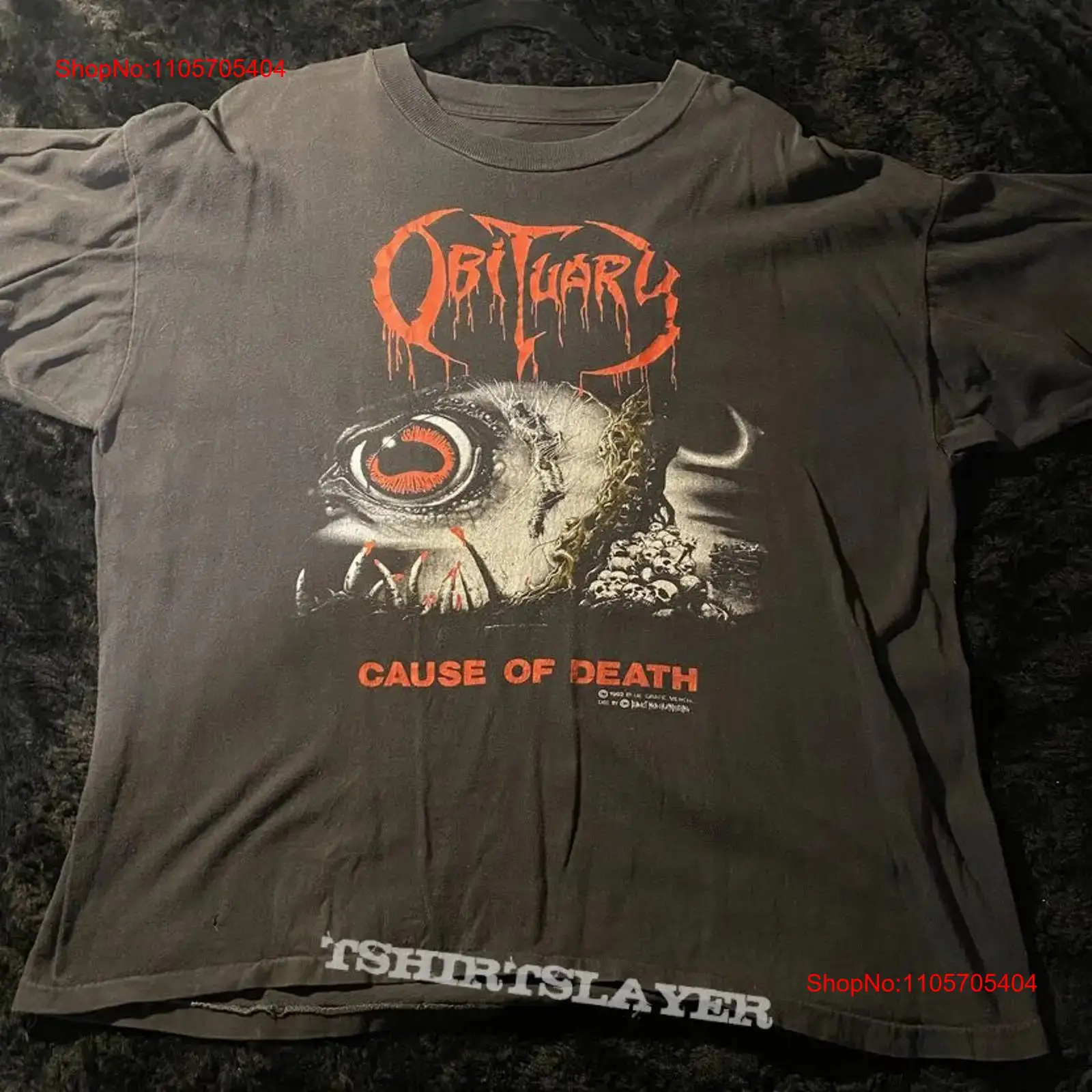 Obituary Cause of Death Tour C - Vintage Fashion Obituaries review and price