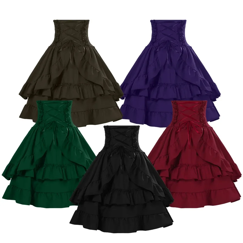 Gothic Retro Lolita Puffy Skir - Vintage Y2K review and price