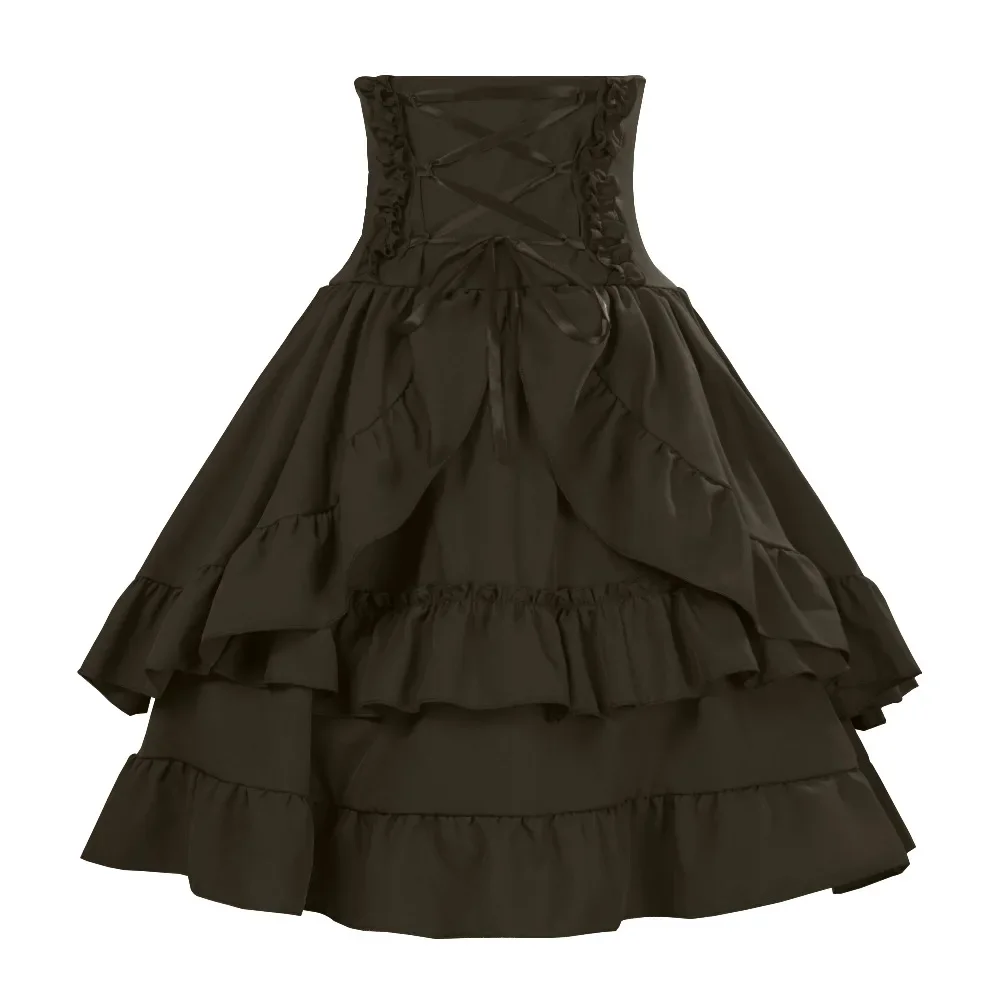 Gothic Retro Lolita Puffy Skir - Vintage Y2K review and price