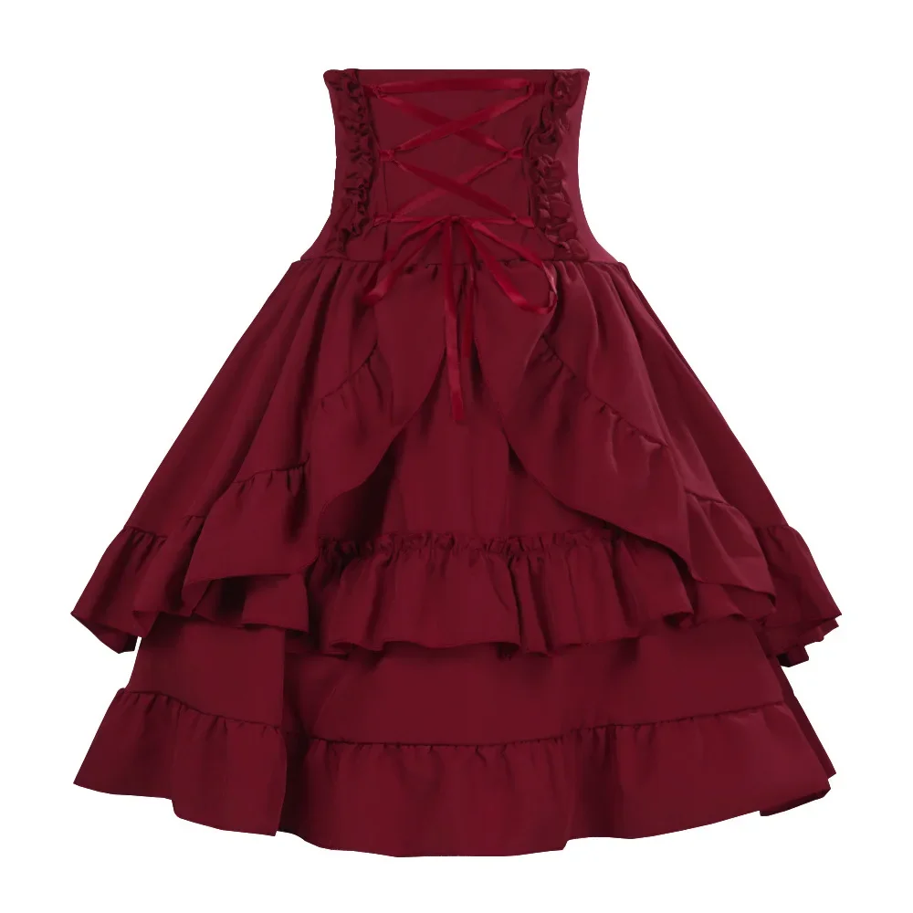 Gothic Retro Lolita Puffy Skir - Vintage Y2K review and price