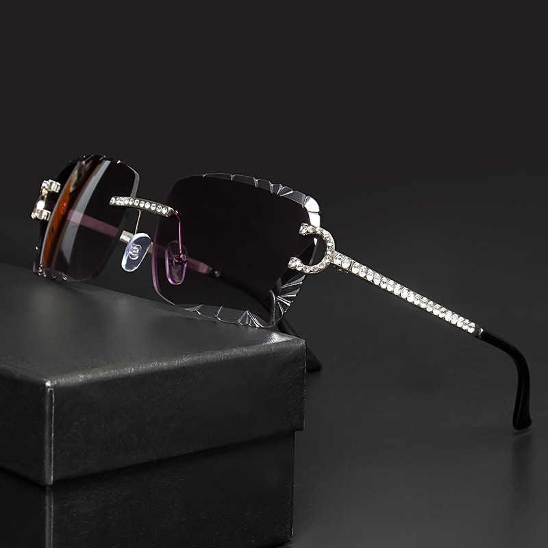 Fashion Rimless Square Sunglas - Vintage Fashion Images review and price