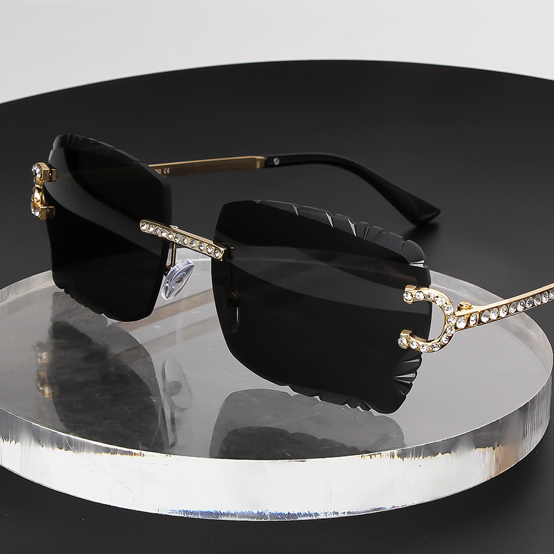 Fashion Rimless Square Sunglas - Vintage Fashion Images review and price