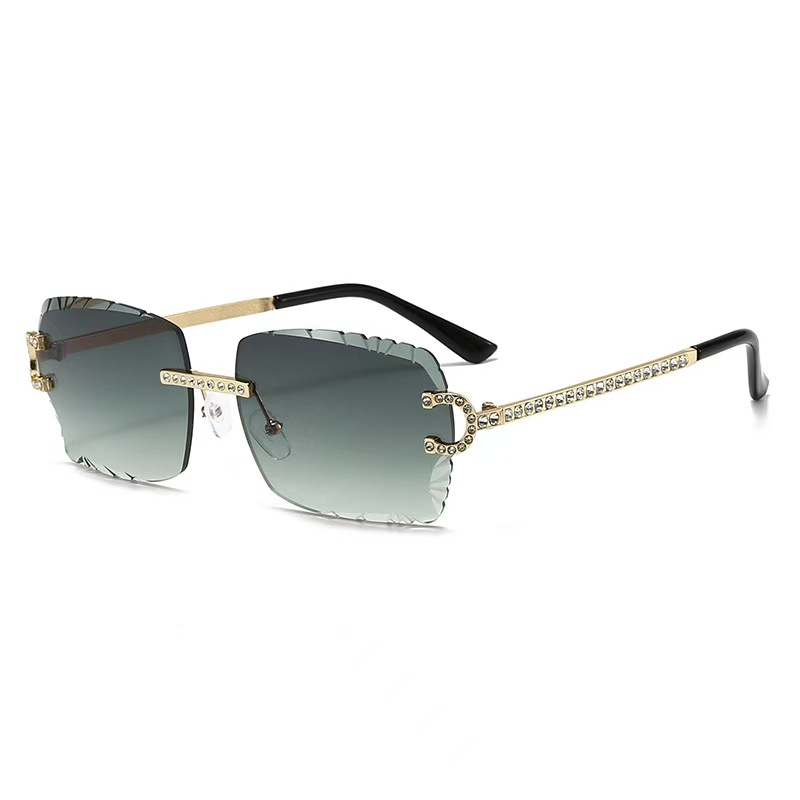 Fashion Rimless Square Sunglas - Vintage Fashion Images review and price