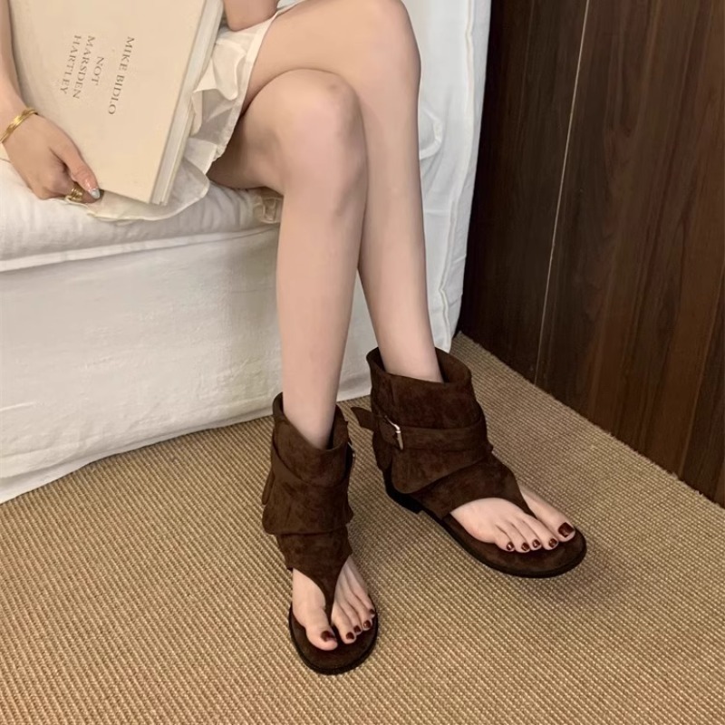 Women Peep Toe Boots Summer Ne - Vintage Fashion Luxury review and price