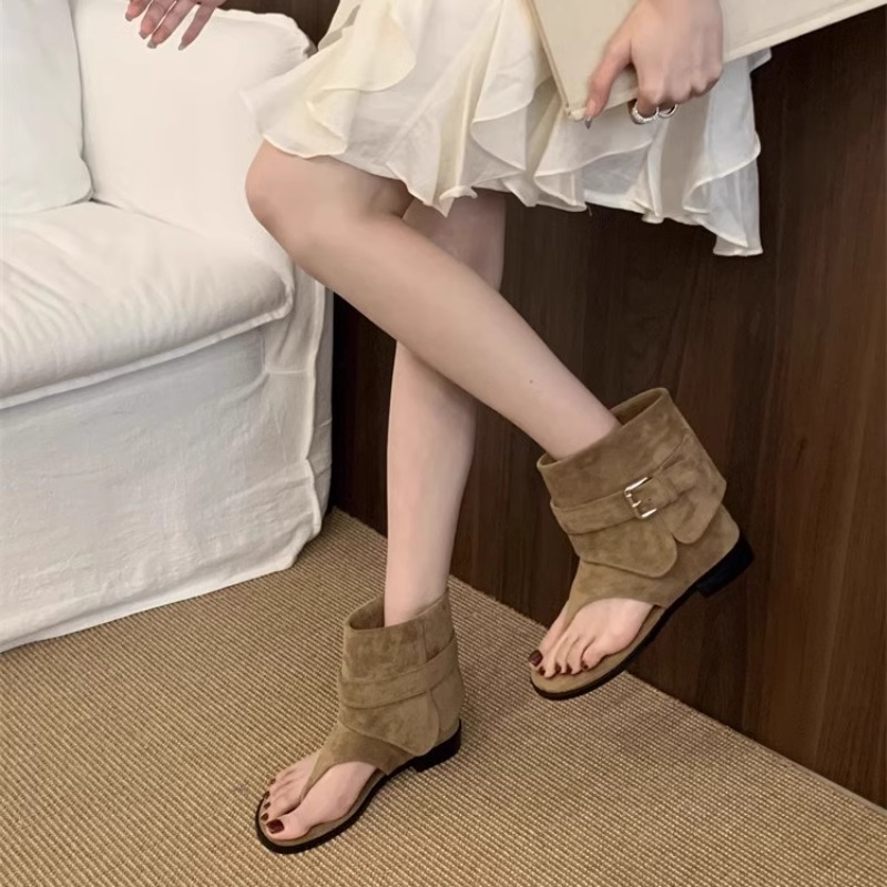 Women Peep Toe Boots Summer Ne - Vintage Fashion Luxury review and price