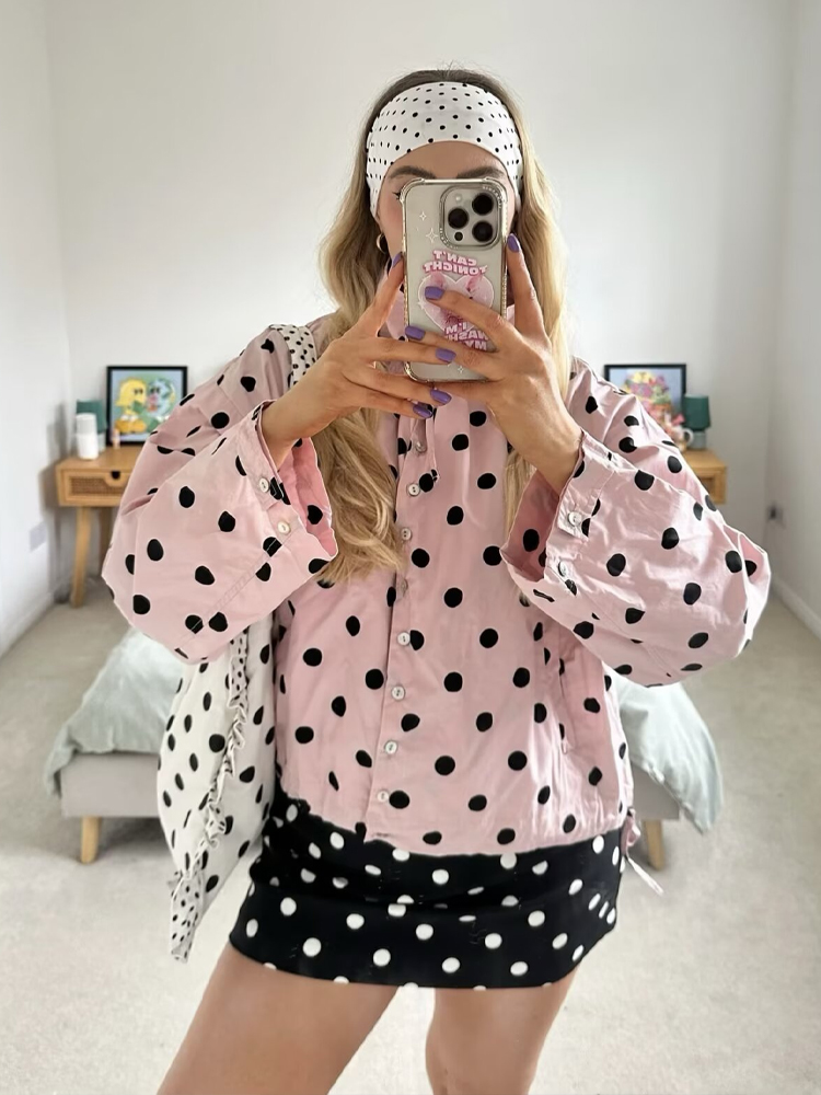 HH Women Fashion Polka Dot Dra - Vintage Fashion Look review and price