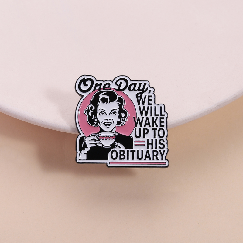 Dark Humor Housewife Pin Sarca - Vintage Fashion Obituaries review and price