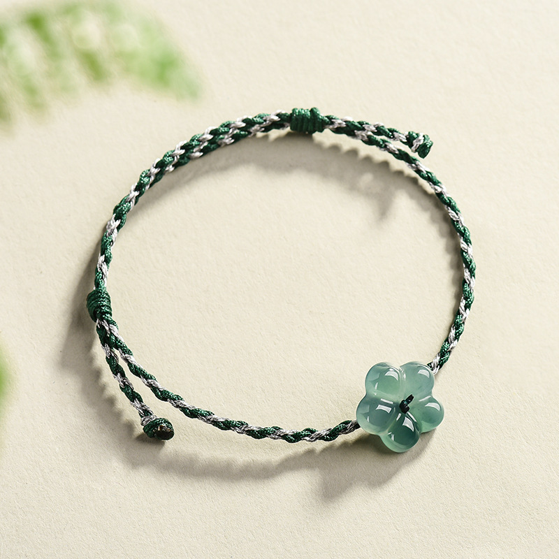 Burmese Jadeite Flower Bracele - Vintage Fashion Women review and price