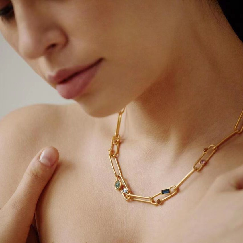 Brass AAA Zircon Natural Color - Vintage Fashion Runway review and price