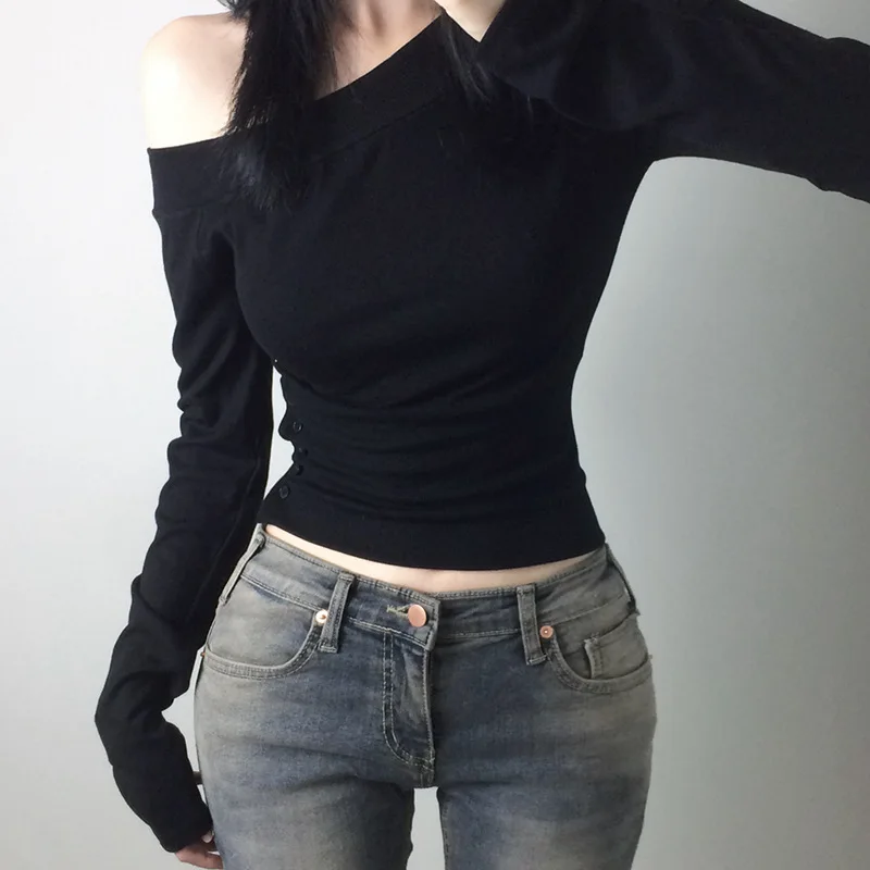 Y2K Vintage Pleated Button T-S - Vintage Fashion Women review and price