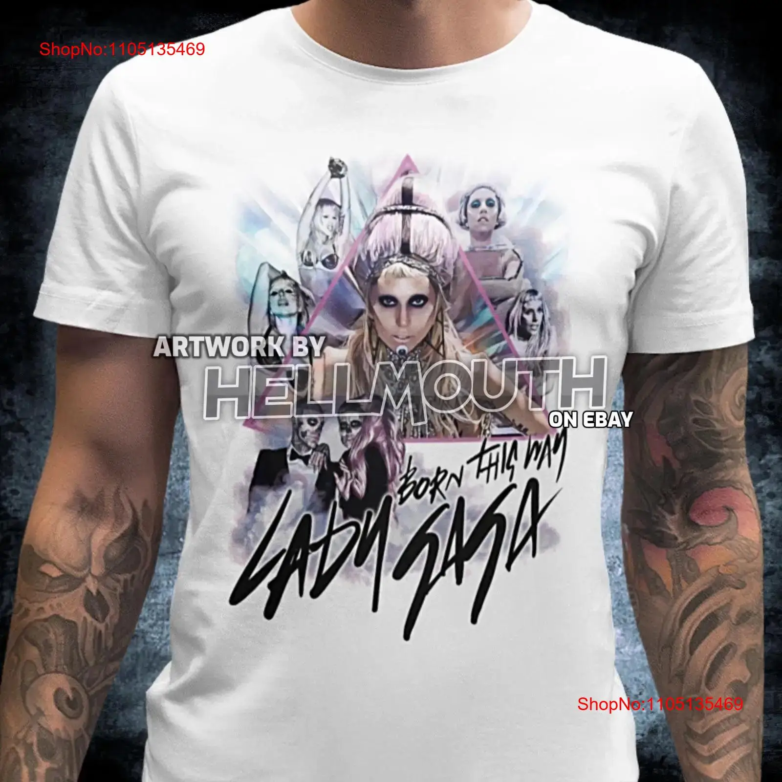 Lady Gaga Born This Way t shir - Vintage Fashion Video review and price