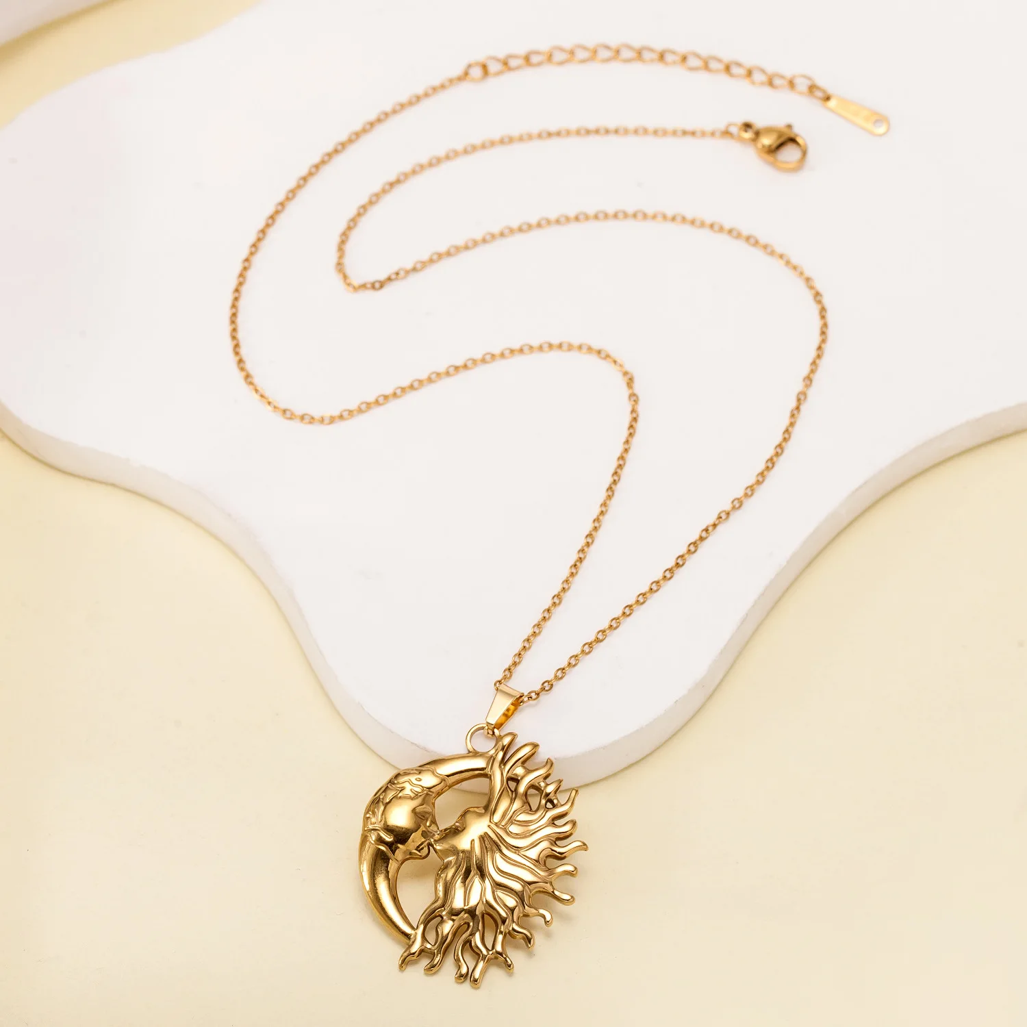 Sun and Moon Neckalce for Coup - Vintage Fashion Look review and price