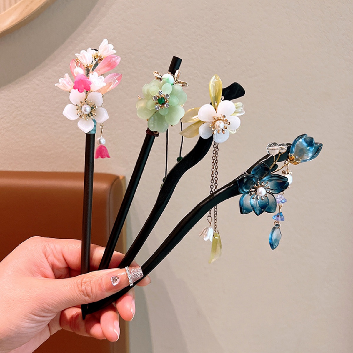 Exquisite Flower Tassel Wooden - Vintage Fashion Ai review and price