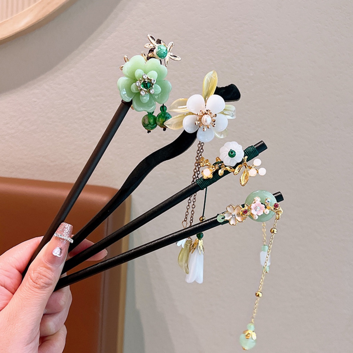 Exquisite Flower Tassel Wooden - Vintage Fashion Ai review and price