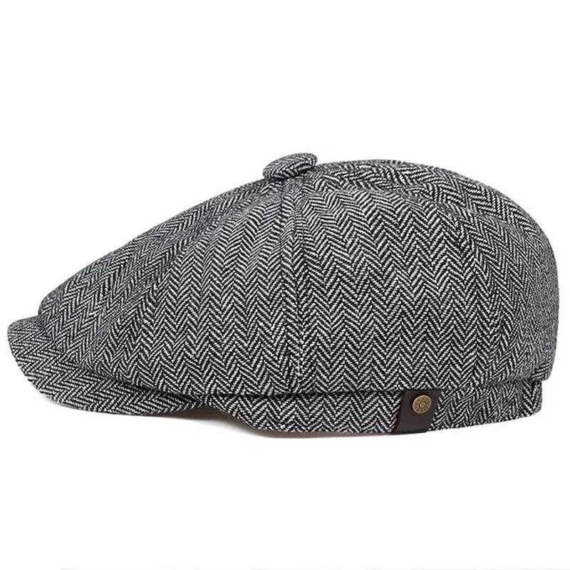 Men Cotton Octagonal Newsboy C - Vintage Fashion Hats review and price
