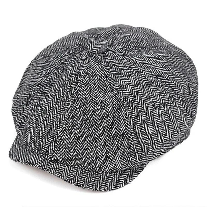 Men Cotton Octagonal Newsboy C - Vintage Fashion Hats review and price