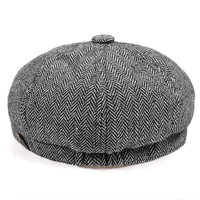 Men Cotton Octagonal Newsboy C - Vintage Fashion Hats review and price