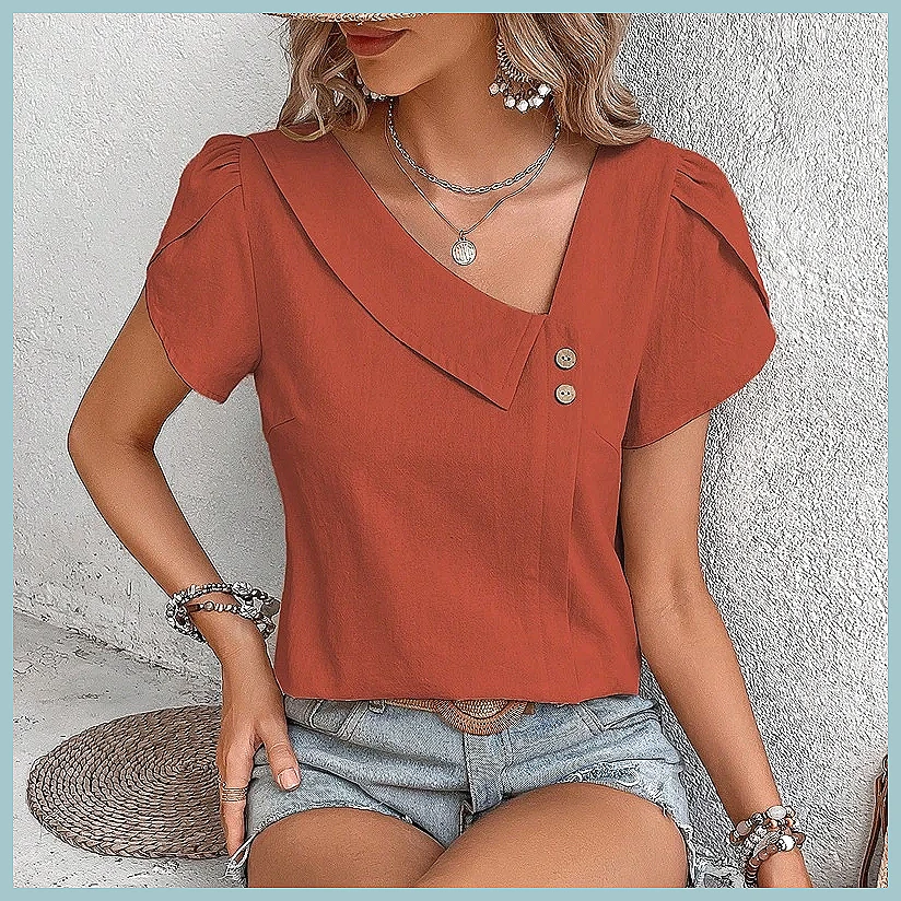 2024 Summer Vintage Solid Colo - Vintage Fashion Women review and price