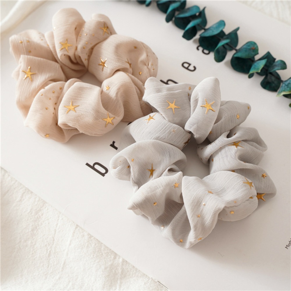 1/5pcs Print Scrunchie Dreamy  - Vintage Fashion Look review and price